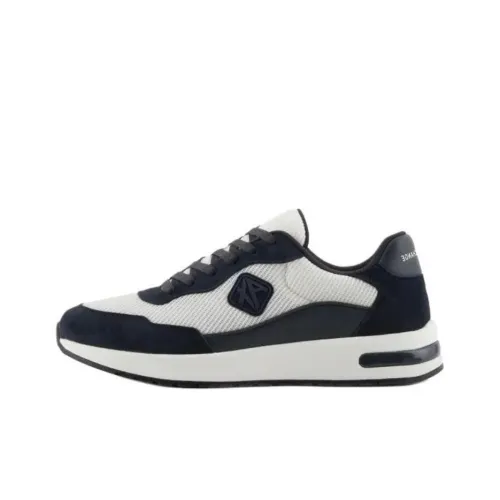 ARMANI EXCHANGEAE Низкие кроссовки для скейтбординга Мужские Темно-синие