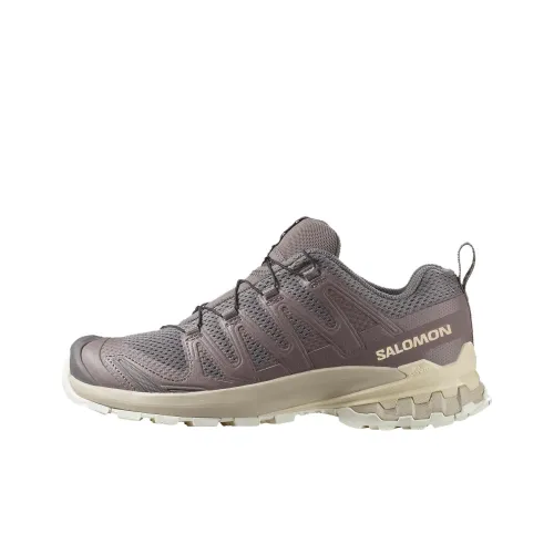 SALOMON XA Pro 3D V9 Противоскользящий Устойчивый к истиранию Низкий Топ Повседневные Беговые кроссовки Женские Фиолетовые