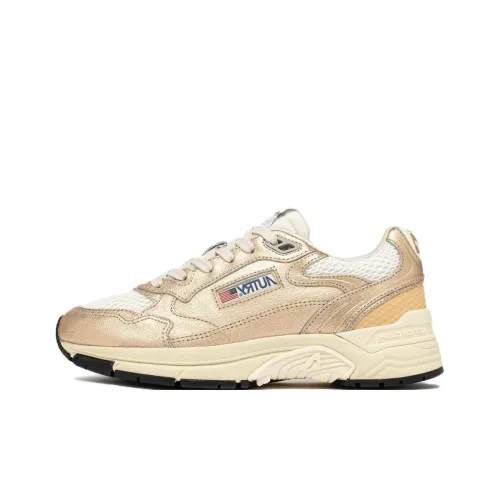 AUTRY Hyperway Амортизация Низкий Топ Повседневная Обувь Женская Золотая