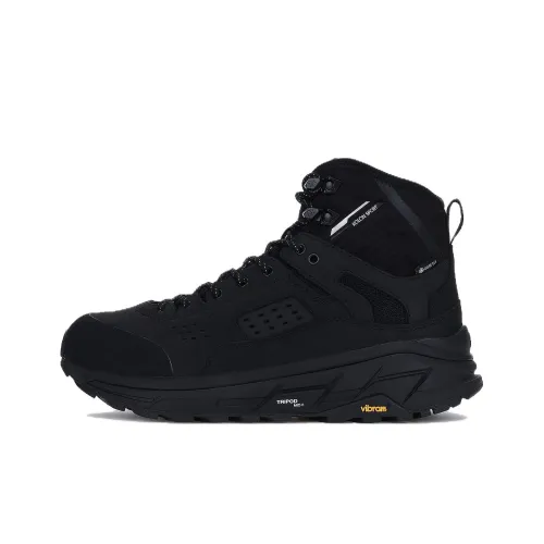 KOLON SPORT Трипод Амортизация Износостойкий MID Топ Альпинистская Обувь Унисекс Черный