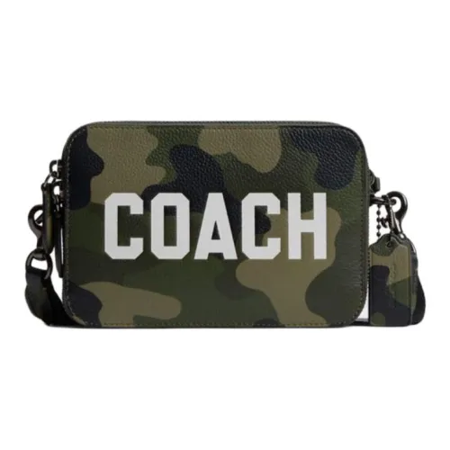 COACH Charter Кожа Сумка через плечо Маленькая Мужская Камуфляж