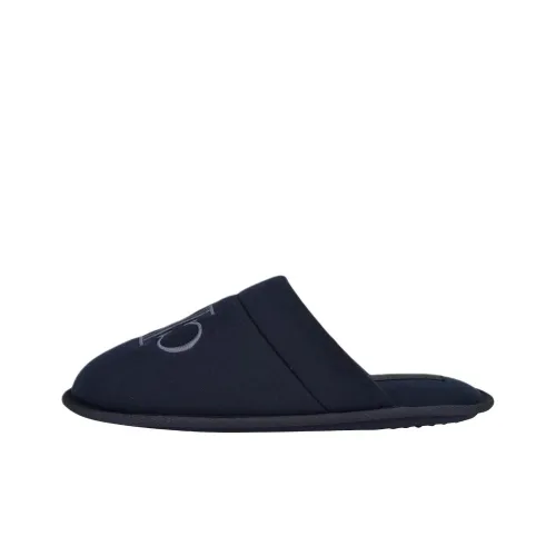 Calvin Klein противоскользящие домашние тапочки для мужчин синие