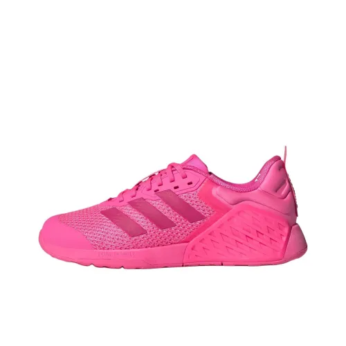 Adidas DROPSET 3 Slip-resistant Abrasion-resistant Low-top Training Shoes Women's Pink Adidas DROPSET 3 Противоскользящие Устойчивые к истиранию Низкие Кроссовки для тренировок Женские Розовые