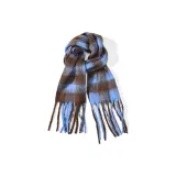 Синий кофе, клетчатый