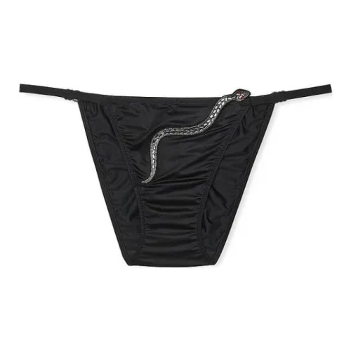Victoria's Secret Snake Year Limited Collection 1 шт Черные Женские Трусики-бикини