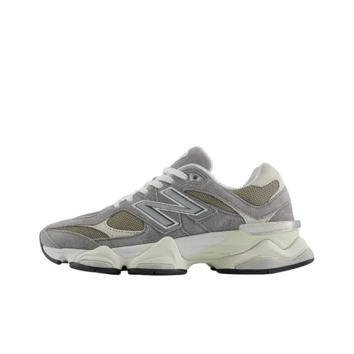 New Balance NB 9060 Устойчивый к истиранию Низкий Топ Повседневная Городская Коммутерская Беговая Обувь Унисекс Серый