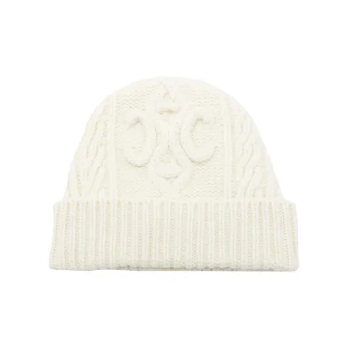 CELINE Шерсть Кашемир Шапки-бини Женские Белые