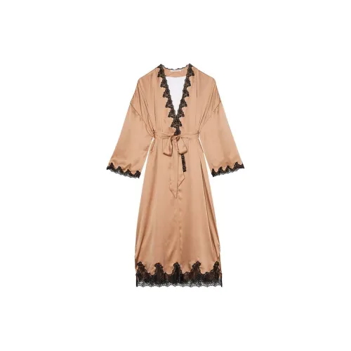 Victoria's Secret 24 BIG Show Коллекция Сексуальный KI Сон Роба Женская Шампанское Золото