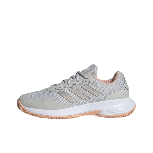 Adidas GAMECOURT 2 Low Топ Кроссовки для тенниса Женские Серый
