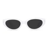 Айвори белый/черный серые линзы