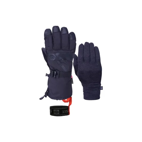 686 Полиэстер Мериносовая шерсть Спортивные перчатки Женские Синий