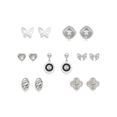 AGOVSKI Серьги из титанового стального сплава для женщин