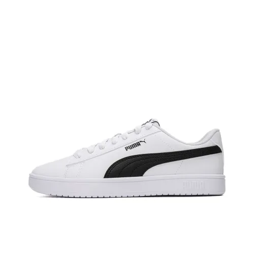 PUMA Rickie Classic Устойчивые к истиранию Низкие Кроссовки для скейтбординга Унисекс Белый Черный