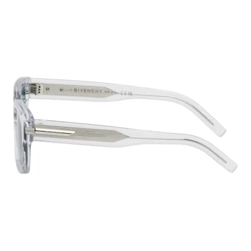 GIVENCHY Ацетат Квадратные Солнцезащитные очки Мужские Серебряные