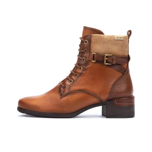 PIKOLINOS MALAGA Короткий Мартин Ботинок 4CM Женский Коричневый