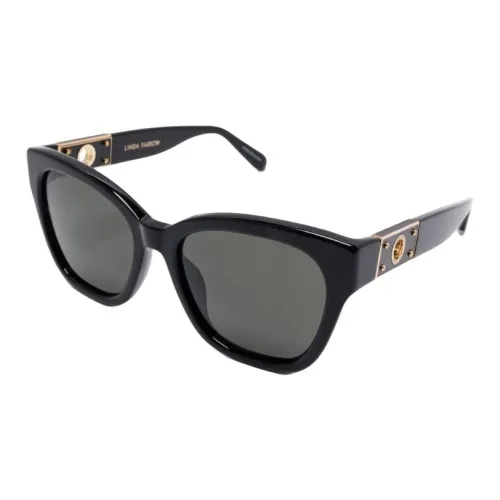 Linda Farrow Ацетат Нерегулярная форма Солнцезащитные очки Женские Черный