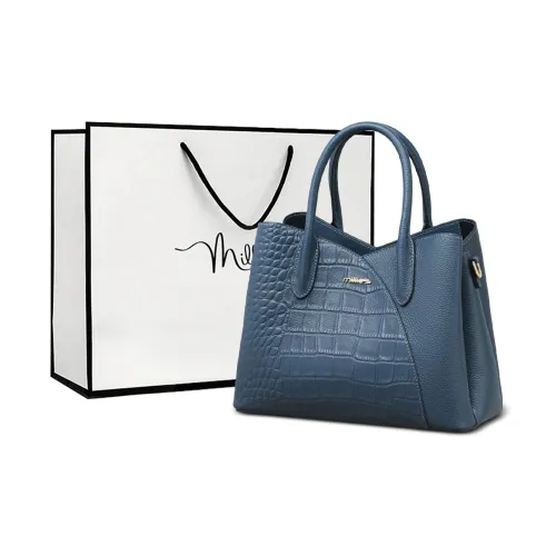 MILLIE'S Сумка из коровьей кожи с синтетической кожей сумка через плечо тоут большая женская синяя