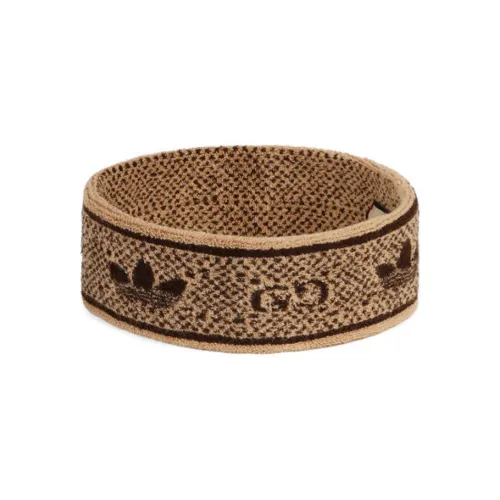 GUCCI Cotton Резинки для волос Женские Коричневый