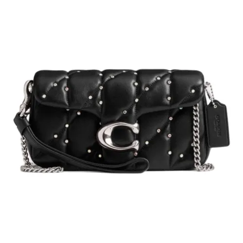 COACH Tabby Кожа Сумка через плечо Маленькая Женская Черная