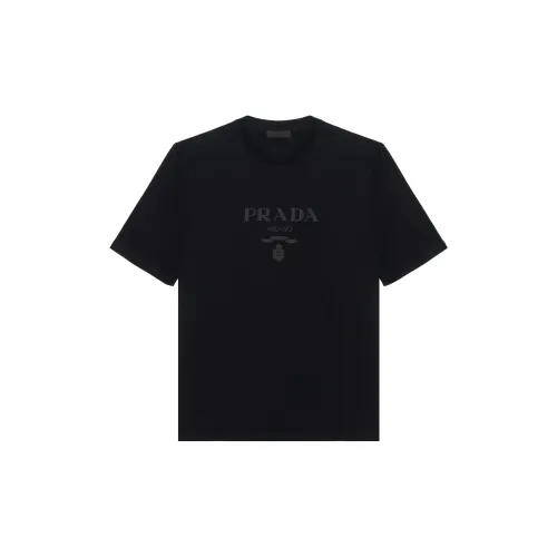 PRADA Мужские черные T-рубашки