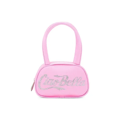 AMINA MUADDI Шелковый атлас Сумка Мини Женская Розовая