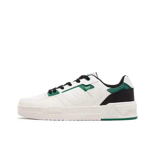 361° Slip-resistant Low Top Скейтборд Кроссовки Мужские Белые Зеленые