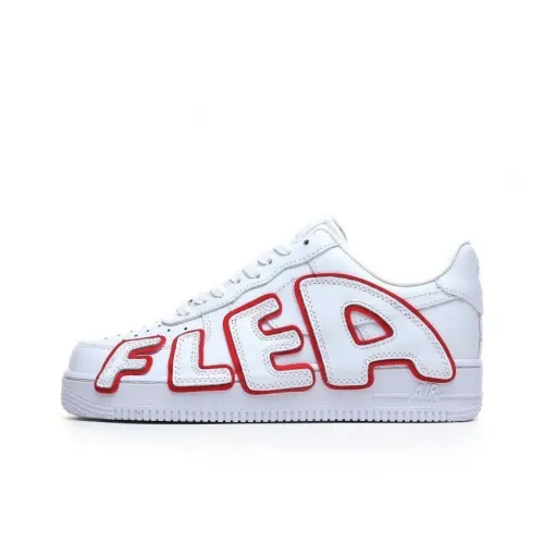 CPFM Воздух Flea x Nike Air Force 1 Slip Resistant Abrasion Resistant Низкий Топ Скейтбординг Кроссовки Мужские Белые