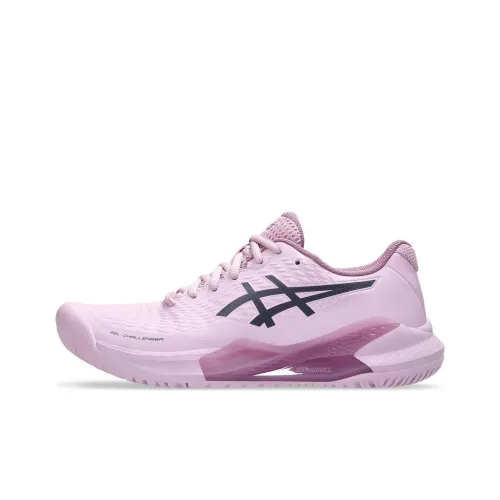 Asics Challenger 14 Гель Устойчивый к износу Ударопрочный Низкий Топ Кроссовки для тенниса Женские Розовые