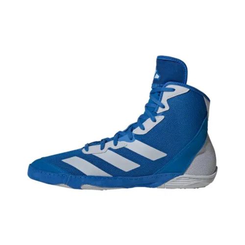 Adidas Adizero Slip Resistant Abrasion Resistant Высокие Кроссовки для тренировок Мужские Синие Белые