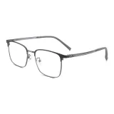 Матовый черный | Металлический--C22 & Защита от синего света 0 диоптрий Плоская подошва Линзы