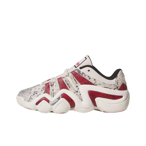 Adidas Crazy 8 Баскетбольные кроссовки Низкие Топ Бежевый/Красный Унисекс