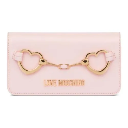 LOVE MOSCHINO ПУ (полиуретан) Сумка через плечо Женская Светло-розовая