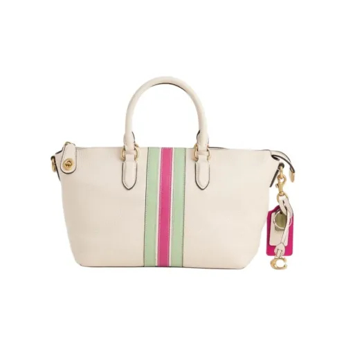 COACH Cara Кожа Сумка Женская Мел