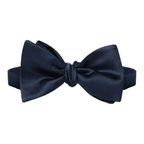 BRUNELLO CUCINELLI Шелковые хлопковые галстуки мужские синий