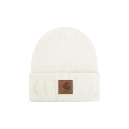 Carhartt WIP Acrylic Fiber Beanies Men's White Carhartt WIP Акриловые волокна Шапки-бини Мужской Белый