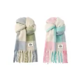 2 пачки (Синий зеленый клетка + Синий розовый клетка)