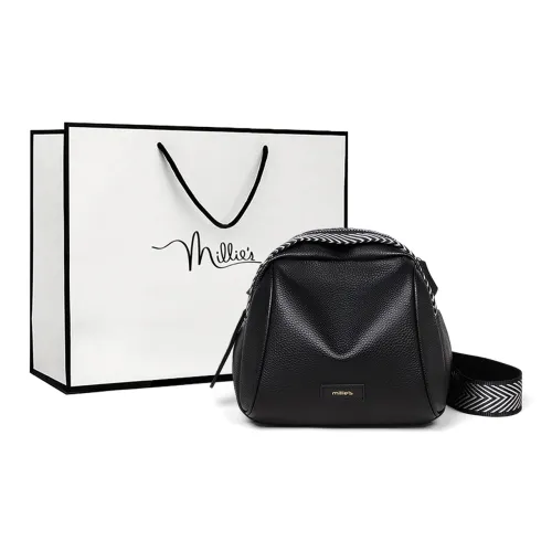 MILLIE'S Сумка через плечо из коровьей кожи с синтетической кожей стандартная женская черная