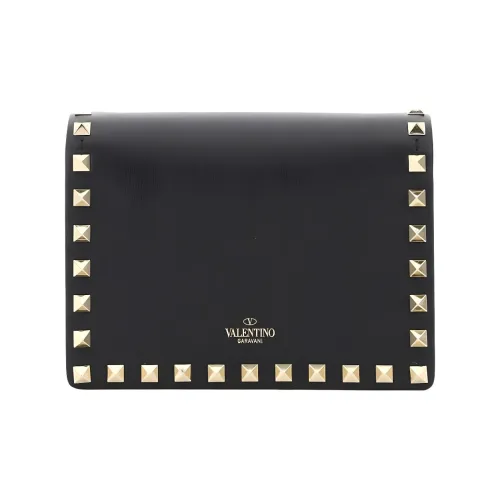 Valentino Сумка через плечо из коровьей кожи женская черная