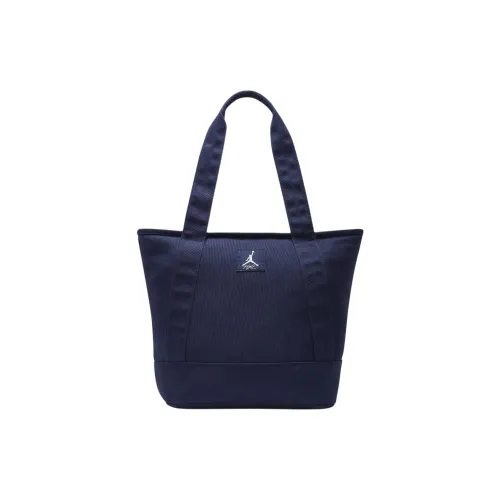 Jordan Flight Переработанный хлопок Тоут Сумка Сумка для покупок Сумка на плечо Унисекс Полночь Морской синий