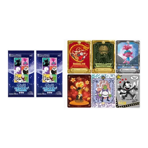 KAYOU DreamWorks Animation Collection Dream Tour Package IP Аниме Карточки Целая Коробка