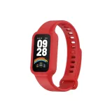 Красный силиконовый браслет