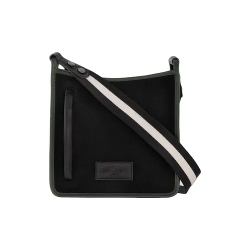 LONGCHAMP Le Foulonné Холщовая сумка сумка через плечо маленькая женская черная