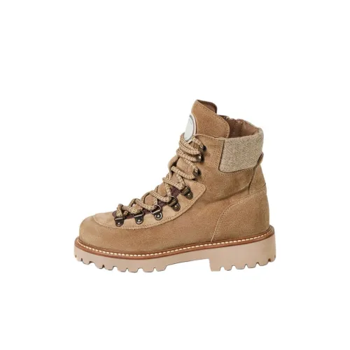 BRUNELLO CUCINELLI Детская туристическая обувь, высокий топ, коричневый, Kids