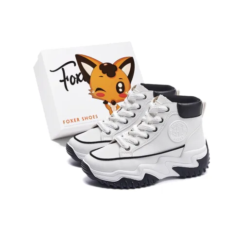 FOXER Casual MID Топ Белый Черный Женский