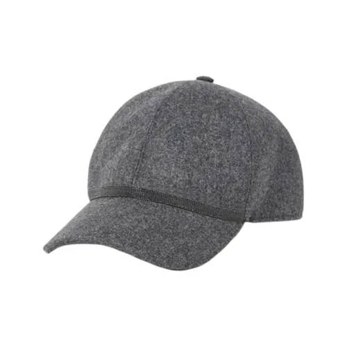 BRUNELLO CUCINELLI Кашемир Кепки Женские Темно-серый