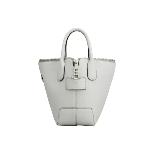 TOD'S DI Телячья кожа Сумка через плечо Сумка Мини Женская Серый