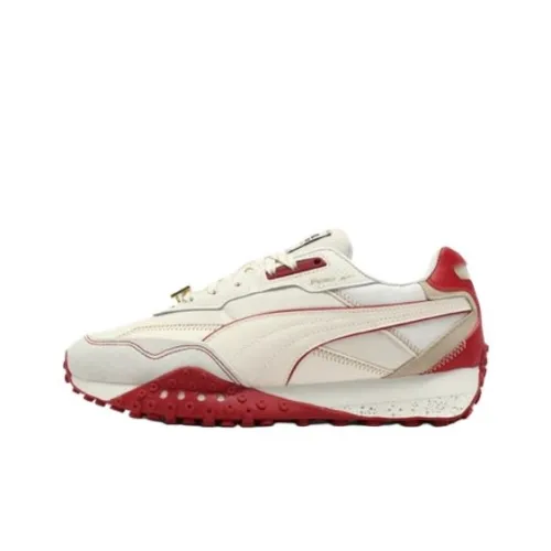 PUMA Blktop Rider Дышащий Низкий Топ Casual Унисекс Бежевый Красный