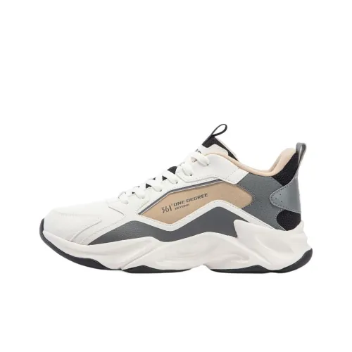 361° Амортизация Термический Увеличение Высоты Низкий Верх Повседневная Обувь Мужская Белый Серый