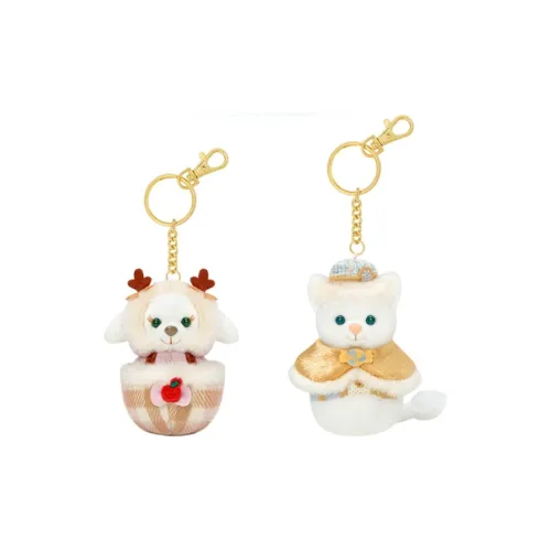 Disney 2024 Winter Snowman Collection CookieAnn Джелатони Toy Кольцо для ключей Кукла Плюшевая Подвеска 8,5 см Высота Shanghai Disney