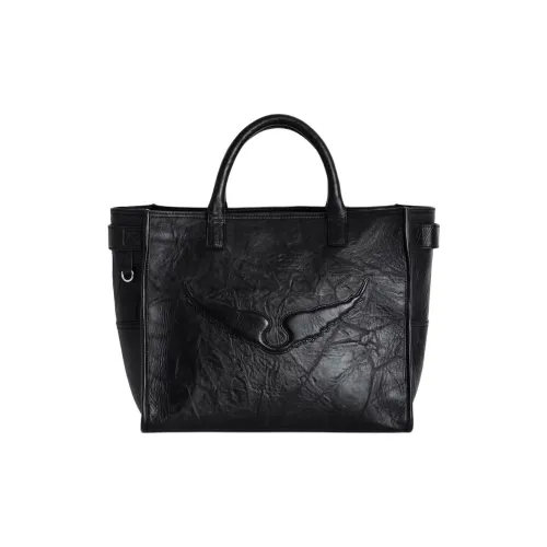 Zadig Voltaire Сумка Tote из коровьей кожи сумка для покупок сумка женская черная